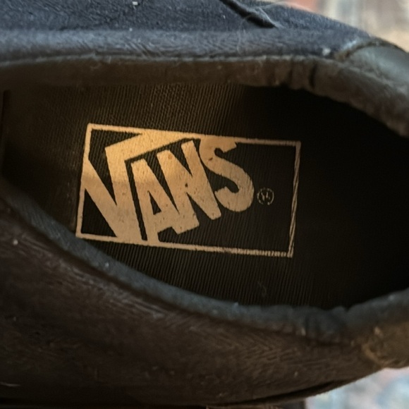 VANS Era gumsole black canvas men’s skate shoes lace up Sz 7 1/2 - Picture 8 of 12